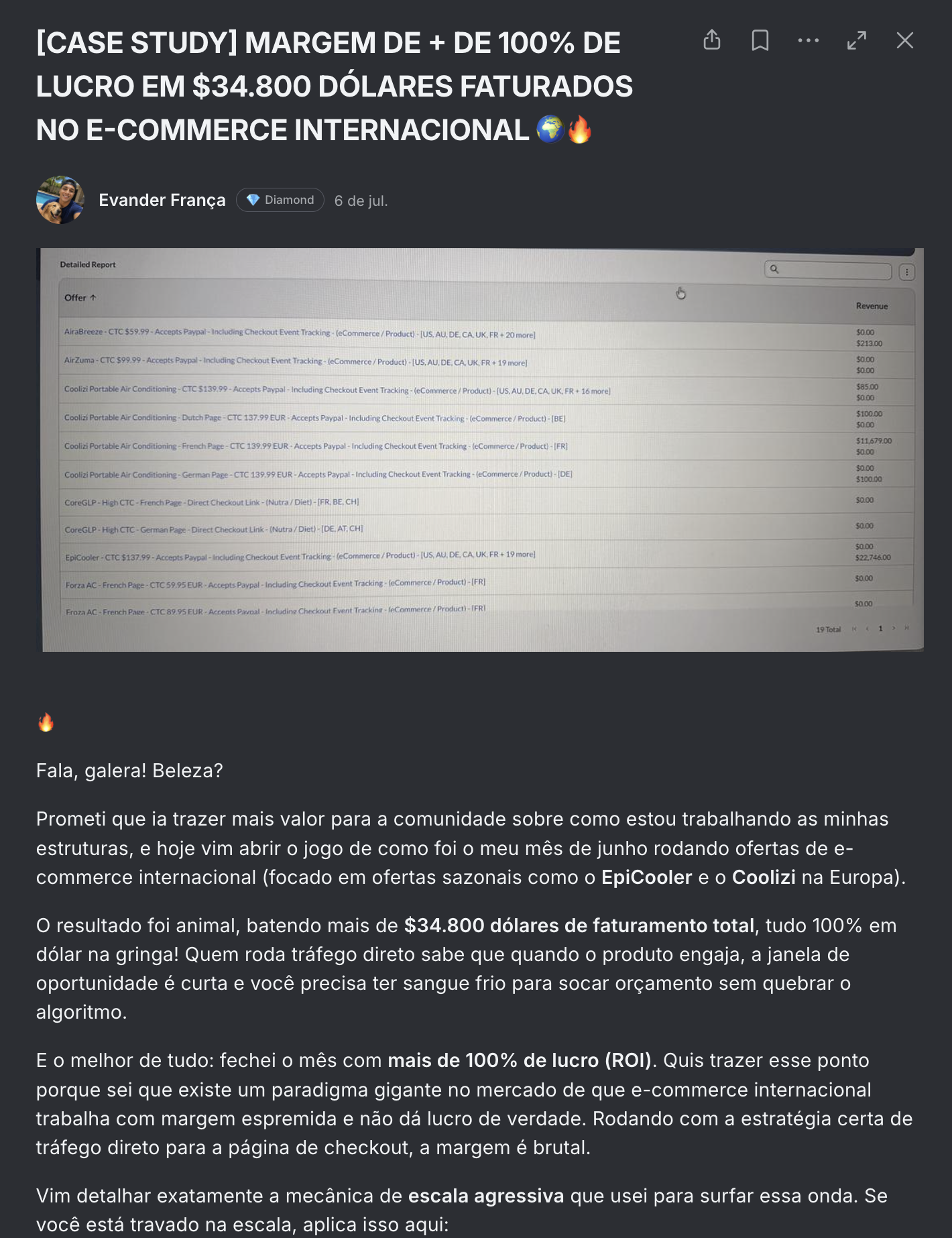 Resultado de Evander França